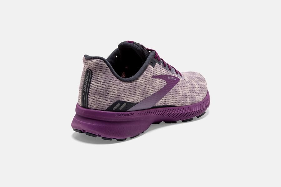 Brooks Israel Launch 8 Road Running Shoes Womens - Purple - WUJ-498752